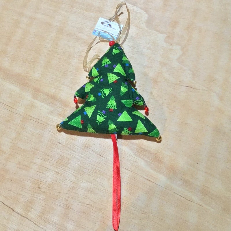 Arbol de Navidad de tela para colgar - Imagen 3