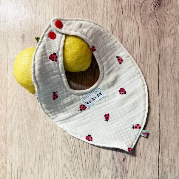 Bandanas de muselina estampada para las babas del bebé - Imagen 5