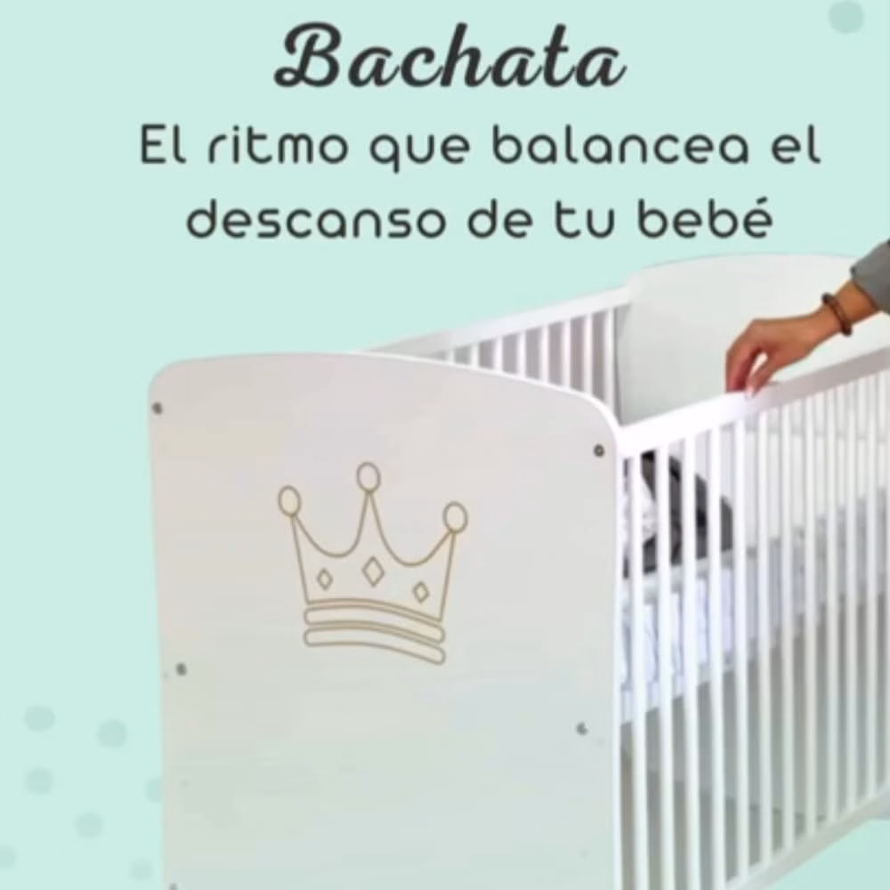 Cuna balancín Bachata + kit colecho (De 0 a 4 años) - Imagen 2