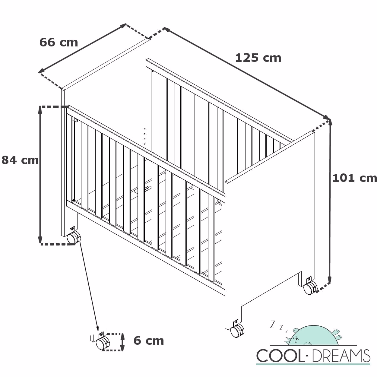 Cuna colecho Yara 3×1 convertible en cama (kit Follow me Montessori incluido) - Imagen 4
