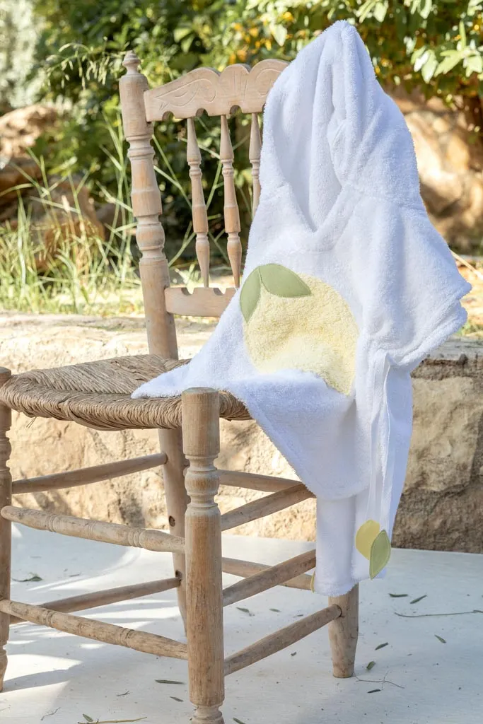 Poncho Rizo Algodón Limón