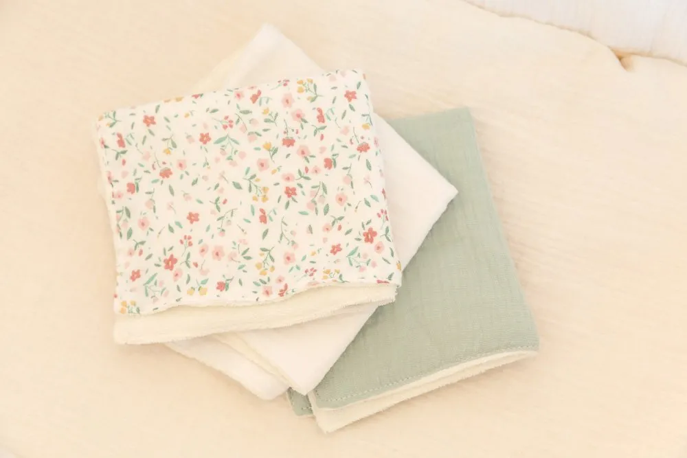 Pack 3 Toallitas Garden Blanco